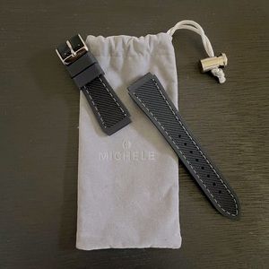 Michele Rubber & Stainless Steel Watch Straps